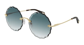 Chloe CH0047S style-color Gold 002 / BLUE Lens
