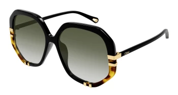 Chlo&eacute; CH0105S style-color Black 002 / GREEN Lens