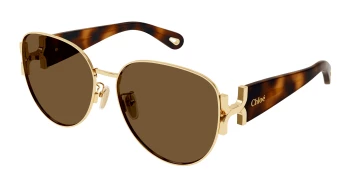 Chlo&eacute; CH0261SK style-color Gold/HAVANA 002 / BROWN Lens