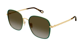 Chlo&eacute; CH0255SK style-color Gold 002 / GREEN Lens