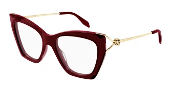 Alexander Mcqueen AM0376O style-color Burgundy/GOLD 003