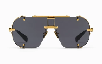 Balmain COLONEL style-color GLD - BLK 18k Gold - Black - Dark Grey Lenses