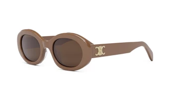 Celine TRIOMPHE CL40194U style-color 45E Acetate Shiny Opaline Pink / Brown Lens
