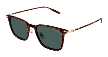 Montblanc MB0354S style-color 002 / GREEN Lens