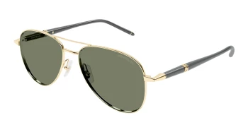 Montblanc MB0345S style-color 004 / GREEN Lens