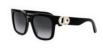 Dior CD40144I style-color 01B Metal Shiny Black / Gradient Smoke Lens