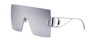 Dior CD40102U style-color 16C Metal Shiny Palladium / Smoke Mirror Lens