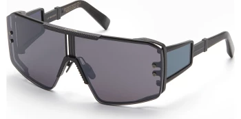 Balmain LE MASQUE style-color BLK - BLK Matte Black - Black Crystal w/ Shield: Dark Grey - Black Flash Mirror - AR Side Shield: Dark Grey - Black Flash Mirror - AR / BLK - BLK BLK - BLK Lens