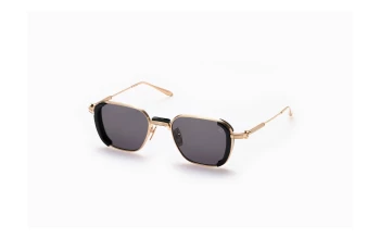 Akoni ECLIPSE style-color Brushed 12k Gold / Dark Grey Lens