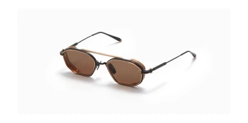 Akoni ERIS TWO style-color Matte White Gold w/ Dark Brown / Anti-Reflective Lens