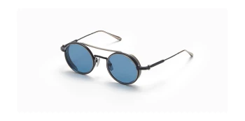 Akoni ERIS style-color Matte Navy Blue / Dark Blue w Black Flash Mirror  Anti-Reflective Lens