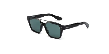 Akoni DISCOVERY style-color Black Rhodium / Deep Emerald Green Lens