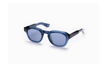 Akoni BLAZE style-color Black Palladium W / Shiny Palladium / Dusty Blue Lens