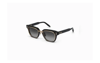 Akoni APOLLO UNIVERSAL style-color Brushed 12k Gold W / Machine Silver / Dark Brown Lens