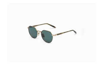 Akoni THEMIS style-color Green Tortoise Swirl / Deep Emerald Green  Anti-Reflective Lens