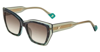 Yalea SYA191V style-color 0V34 Brown / Green Havana