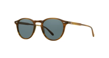Garett Leight HAMPTON SUN style-color MSDT/SFBS Matte Saddle Tortoise / Semi - Flat Bluesmoke