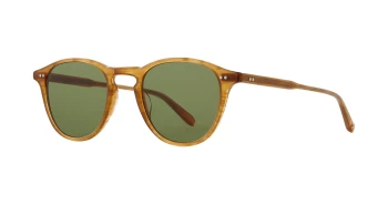 Garett Leight HAMPTON SUN style-color BT/SFPGN Butterscotch / Semi - Flat Pure Green