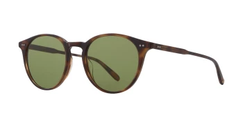 Garett Leight CLUNE SUN style-color SPBRNSH/SFPGN Spotted Brown Shell / Semi - Flat Pure Green