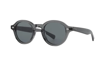 Garett Leight FLIPPER SUN style-color SGY/SFPBS Sea Grey / Semi - Flat Pure Blue Smoke