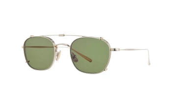Garett Leight CASCADE CLIP-ON style-color G/GRN Gold / Green