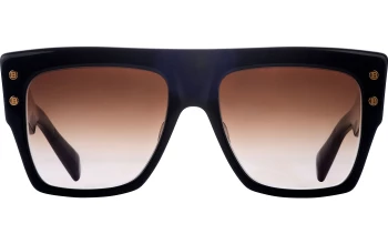 Balmain B - I style-color NVY-GLD Navy - Gold / Brown to Clear Gradient - AR Lens