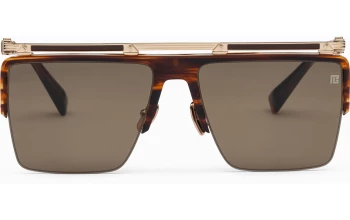 Balmain TRIOMPHE style-color BRN - GLD Brown Swirl - 12k Gold / Brown Enamel - Dark Brown Lenses