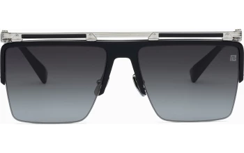 Balmain TRIOMPHE style-color BLK - SLV Black - Silver / Black Enamel - Dark Grey to Light Grey Lenses