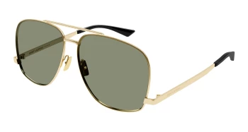 Saint Laurent SL 653 LEON style-color Gold 003 / GREEN Lens