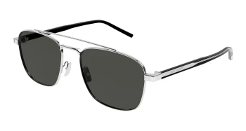 Saint Laurent SL 665 style-color Silver/CRYSTAL 002 / GREY Lens