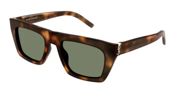 Saint Laurent SL M131 style-color Havana 003 / GREEN Lens
