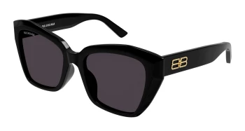 Balenciaga BB0273SA ASIAN FIT style-color Black 001 / GREY Lens