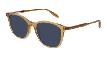 Montblanc MB0006S style-color Yellow 004 / BLUE Lens