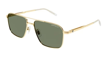 Montblanc MB0278S style-color Gold 002 / GREEN Lens