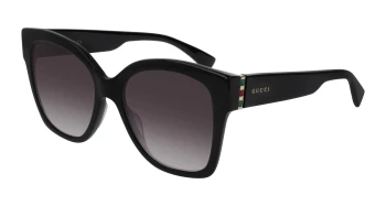 Gucci GG0459S style-color Black/GOLD 001 / GREY Lens