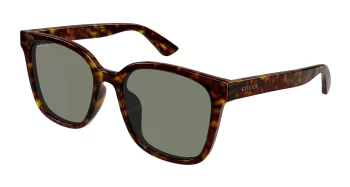 Gucci GG1346SK style-color Havana 003 / GREEN Lens
