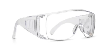 ANSI Z87.1 Certified Impact, Scratch, and UV400 Resistant Safety Glasses style-color Clear