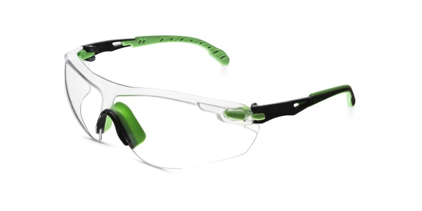 Professional Grade Protective Glasses: ANSI Z87+ Certified Green / Clear