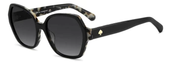 Kate Spade KS LAYNE 2/G/S style-color TCB9O BK Wht Hvn CB9O / 9O DARK GREY SHADED O Lens