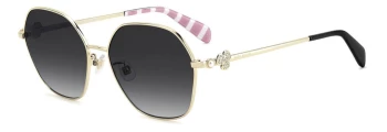 Kate Spade KS VANDRA 2/F/S style-color RHL9O Gold Blck_ HL9O / 9O DARK GREY SHADED O Lens