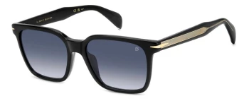 David Beckham DB 1199/G/S style-color 80708 Black 0708 / 08 DK BLUE SHADED 8 Lens