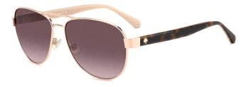 Kate Spade KS POLINA 2/G/S style-color AU2HA Red Gold R U2HA / HA BROWN SHADED A Lens