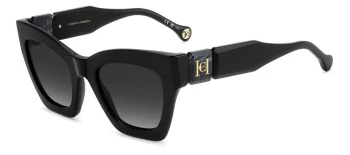 Carolina Herrera HER 0327/S style-color 8079O Black 079O / 9O DARK GREY SHADED O Lens
