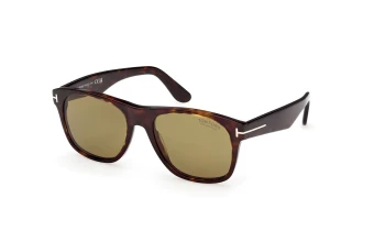 Tom Ford FT1284 style-color 52R Dark Havana / Dark Havana / green polarized green polarized Lens