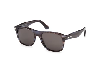 Tom Ford FT1284 style-color 56A Coloured Havana / Coloured Havana / smoke smoke Lens