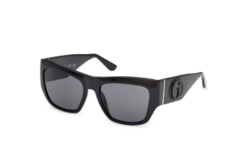 Guess GU00252 style-color 01A Shiny Black / Shiny Black / smoke smoke Lens