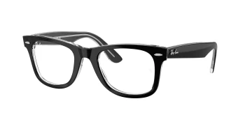 Ray-Ban RX4340V WAYFARER style-color 2034 Black On Transparent