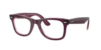 Ray-Ban RX4340V WAYFARER style-color 8364 Violet On Transparent Pink