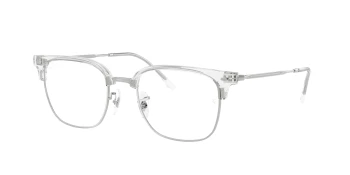 Ray-Ban RX7216 NEW CLUBMASTER style-color 2001 Transparent On Silver