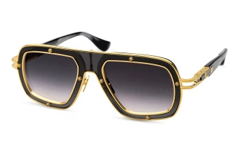 Dita Eyewear RAKETO LIMITED EDITION style-color Yellow Gold - Ink Swirl / GREY Lens
